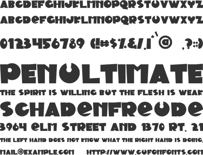 Happi Days font preview