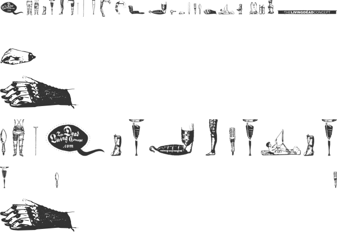 LDC Paraplegia font preview