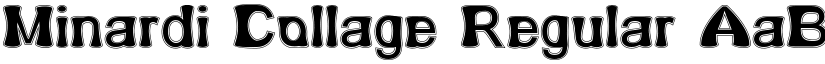 Minardi Collage Regular font