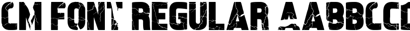 CM Font Regular font