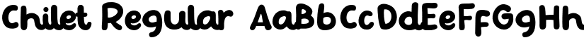 Chilet Regular font