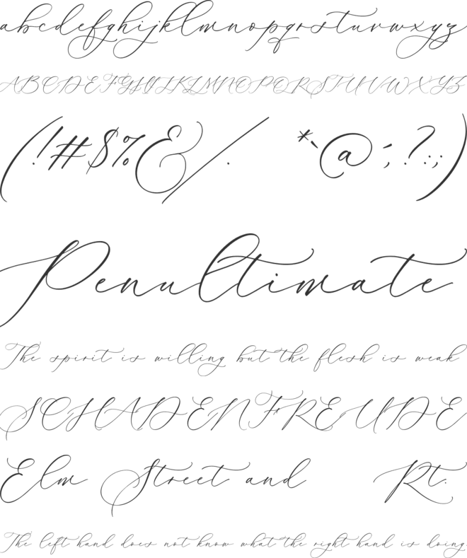 Motherland font preview