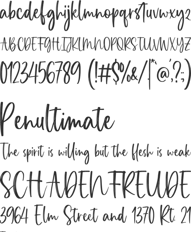 Insighttime font preview