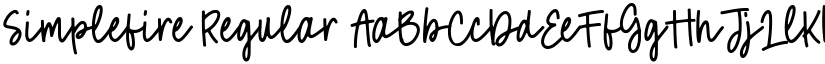 Simplefire font download