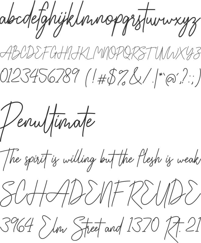 Arithysh Eternal font preview