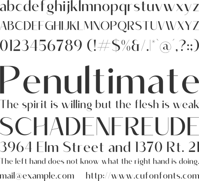 ROBIMA MERTTHA SANS SERIF font preview