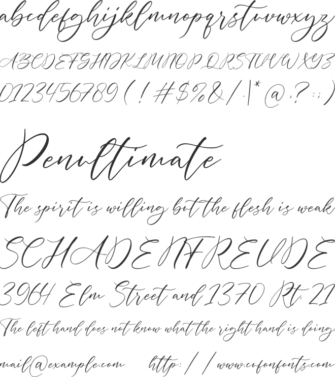 love seed font preview