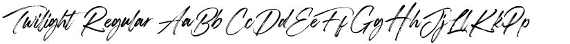 Twilight Regular font