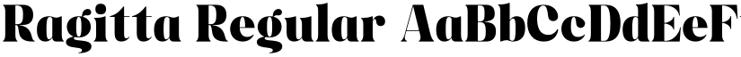 Ragitta Regular font