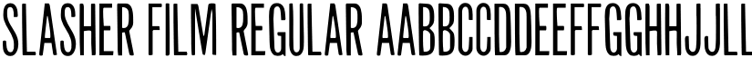 Slasher Film Regular font