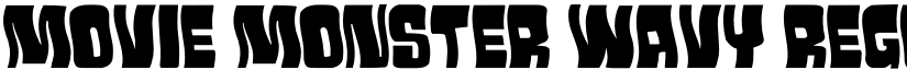 Movie Monster Wavy Regular font