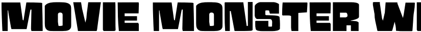 Movie Monster Wide Regular font