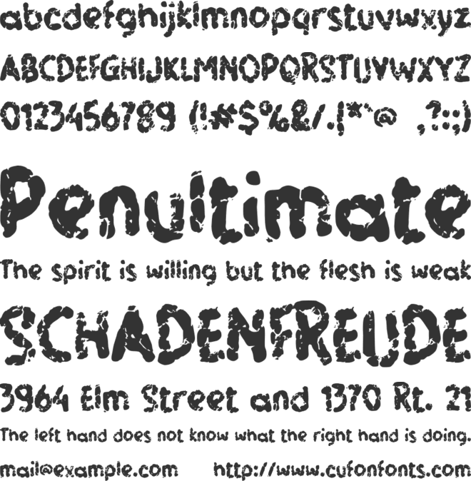 f Fairy Stone font preview