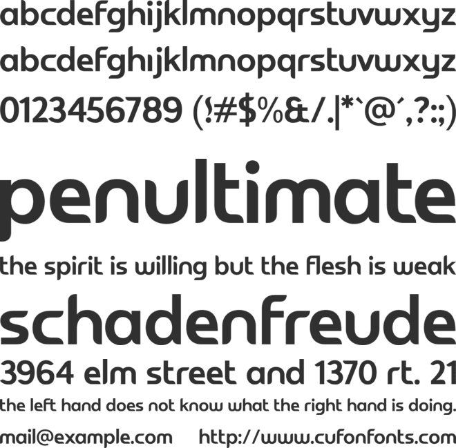 Milksea font preview