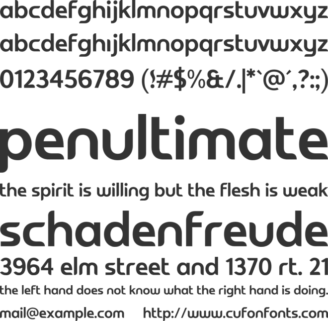 Milksea font preview