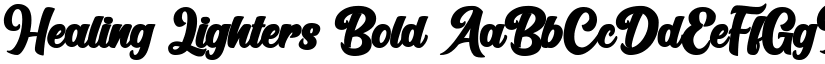 Healing Lighters Bold font