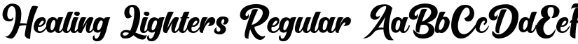 Healing Lighters Regular font