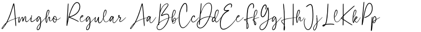 Amigho Regular font