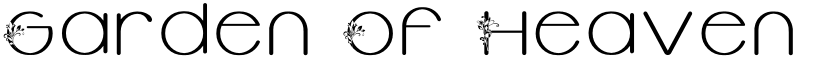 Garden Of Heaven font download