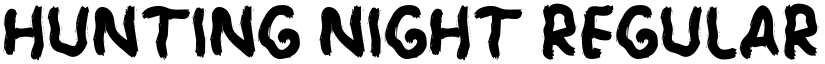 Hunting Night Regular font