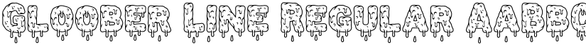 Gloober Line font download