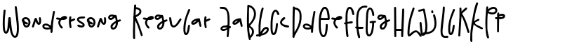 Wondersong Regular font