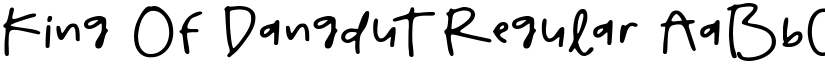 King Of Dangdut Regular font