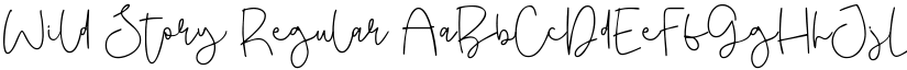 Wild Story Regular font