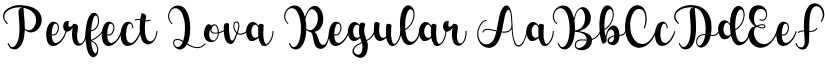 Perfect Lova Regular font