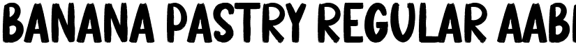 Banana Pastry Regular font