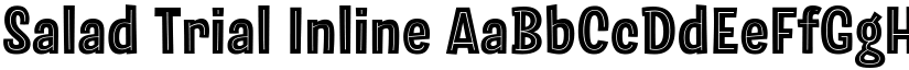 Salad Trial Inline font