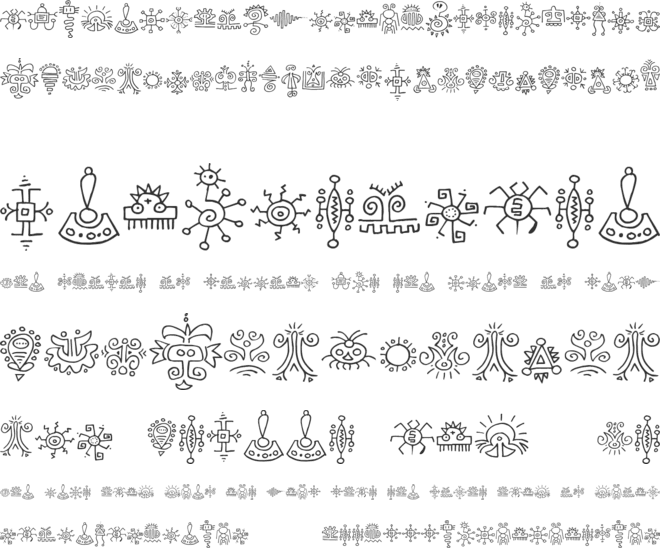Jiggery Pokery font preview