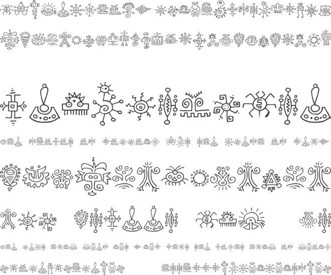 Jiggery Pokery font preview