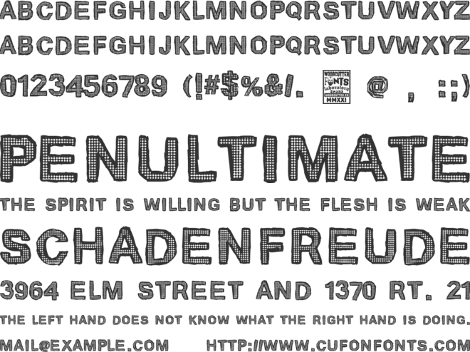 Cardinale 370 font preview