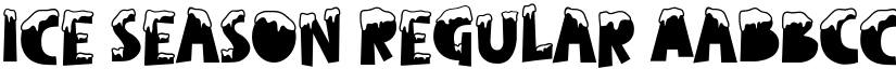 Ice Season Regular font