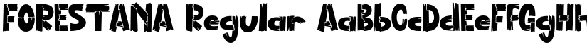 FORESTANA Regular font