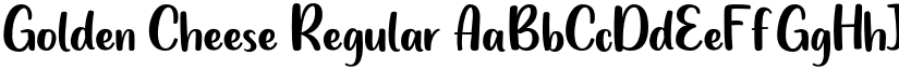 Golden Cheese Regular font
