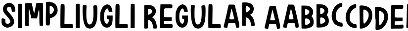 Simpliugli Regular font