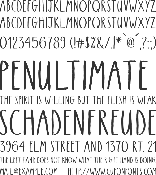 FarmFresh font preview