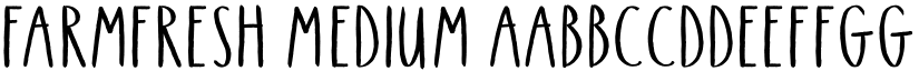 FarmFresh Medium font