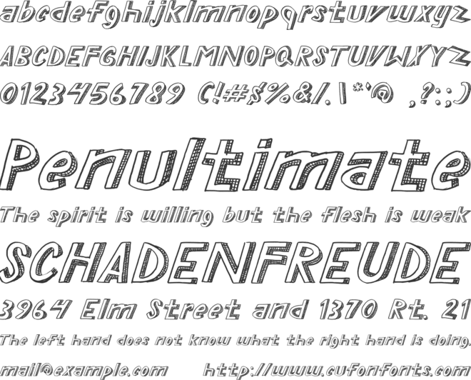 COCO EMPIRE font preview