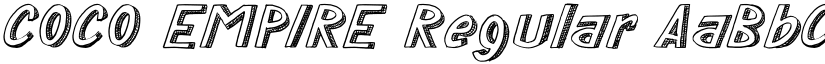 COCO EMPIRE Regular font