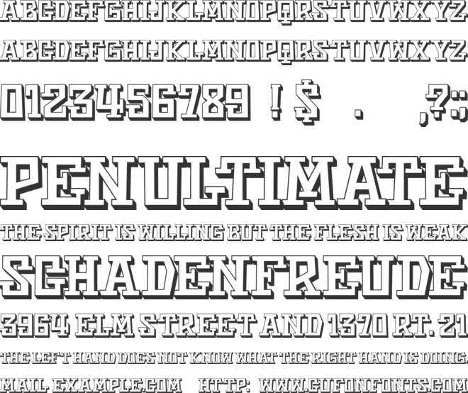 Meksikano font preview