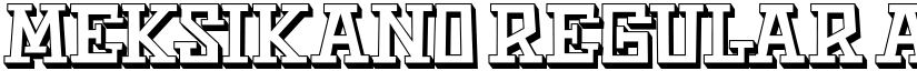 Meksikano Regular font