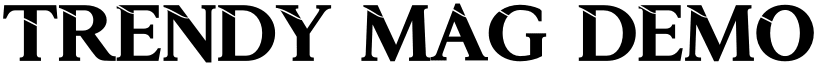 Trendy Mag Demo font