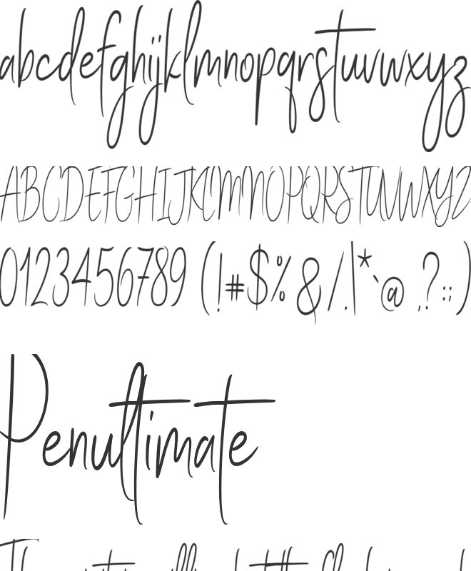 Stay Classy font preview