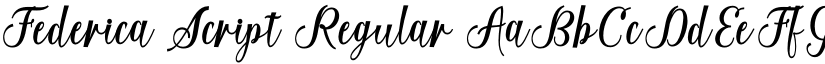 Federica Script Regular font