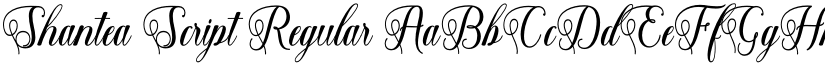 Shantea Script Regular font