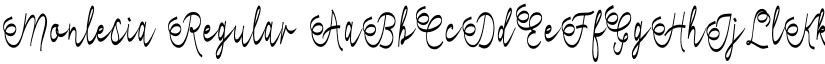 Monlesia Regular font