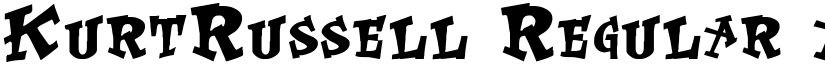 KurtRussell Regular font
